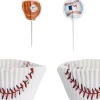 Flash Sale Baseball Cupcake Decorating Kit For 24 Baking Cups