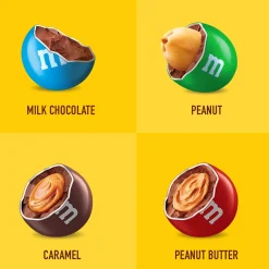 Clearance M&M's Lovers Chocolate Candies Variety Mix Bag, 30.35Oz, 55Pc - Caramel, Milk Chocolate, Peanut & Peanut Butter Chocolate Candy