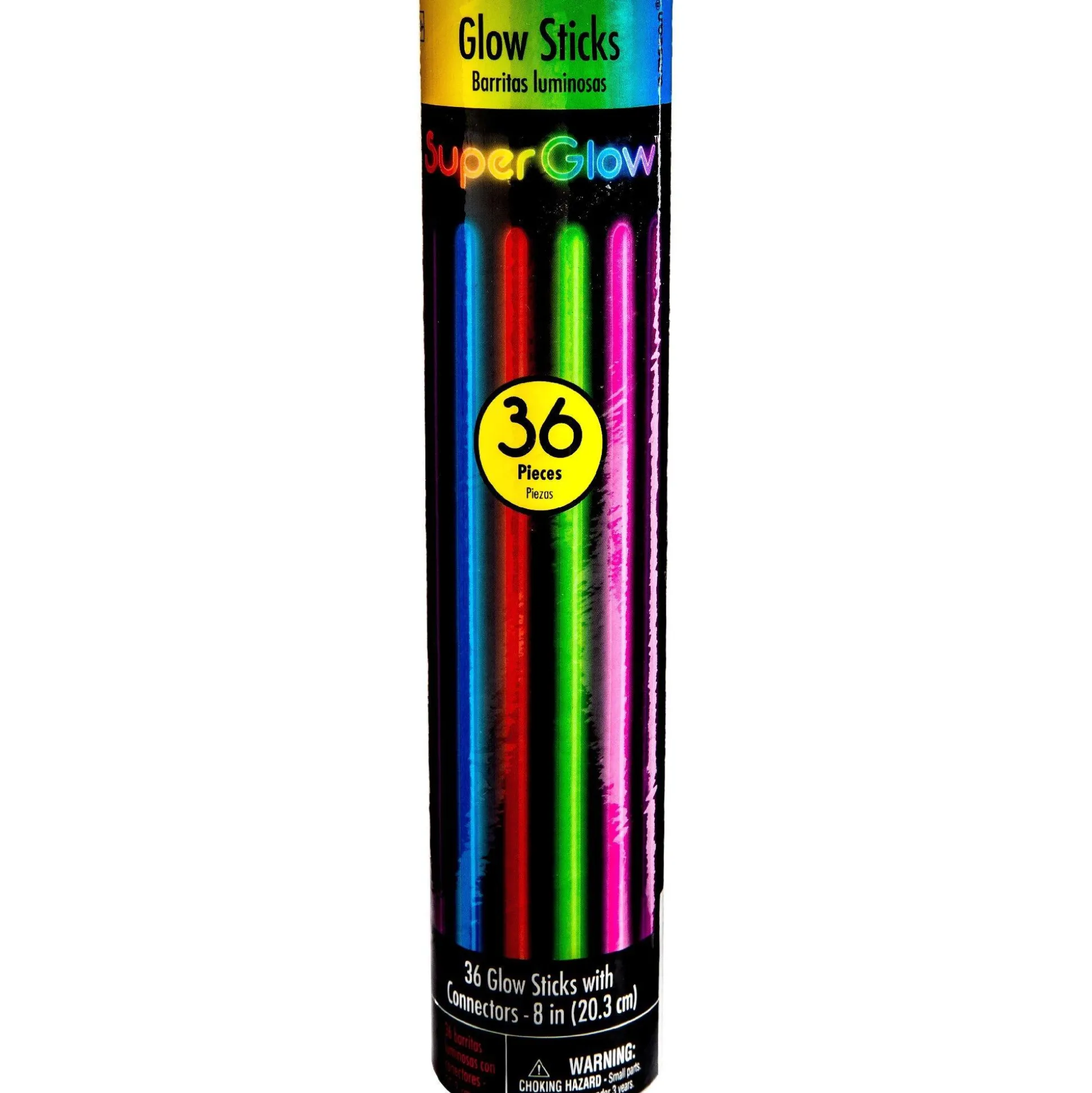 Party City Multicolor Glow Bracelets 36Ct| Glow Sticks & Safety Lights