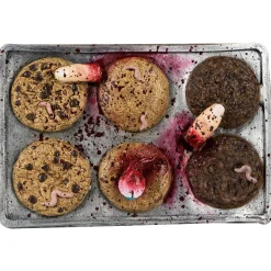 Party City Nasty Cookie Tray Latex Prop, 10.75In X 7In| Chop Shop