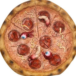 Party City Nasty Pizza Latex Prop, 12.5In| Creepy Carnival