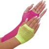 Discount Neon Fishnet Gloves Gloves