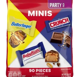 Fashion Assorted Mini Chocolate Candy Party Pack, 32.4Oz, 90Pc Chocolate Candy