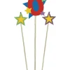 Store Number 0 Star Birthday Toothpick Candle Set 3Pc Baking Supplies