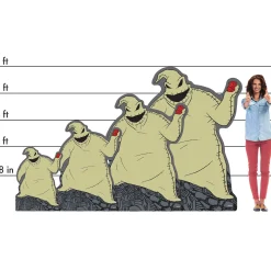 Party City Oogie Boogie Cardboard Cutout, 3Ft - Disney The Nightmare Before Christmas| The Nightmare Before Christmas