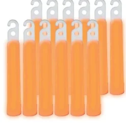 Party City Orange Glow Stick Necklaces 12Ct| Glow Sticks & Safety Lights