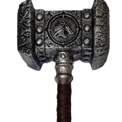 Party City Orc Doomhammer Fantasy War Hammer, 21In - High-Density Foam Prop| Weapons