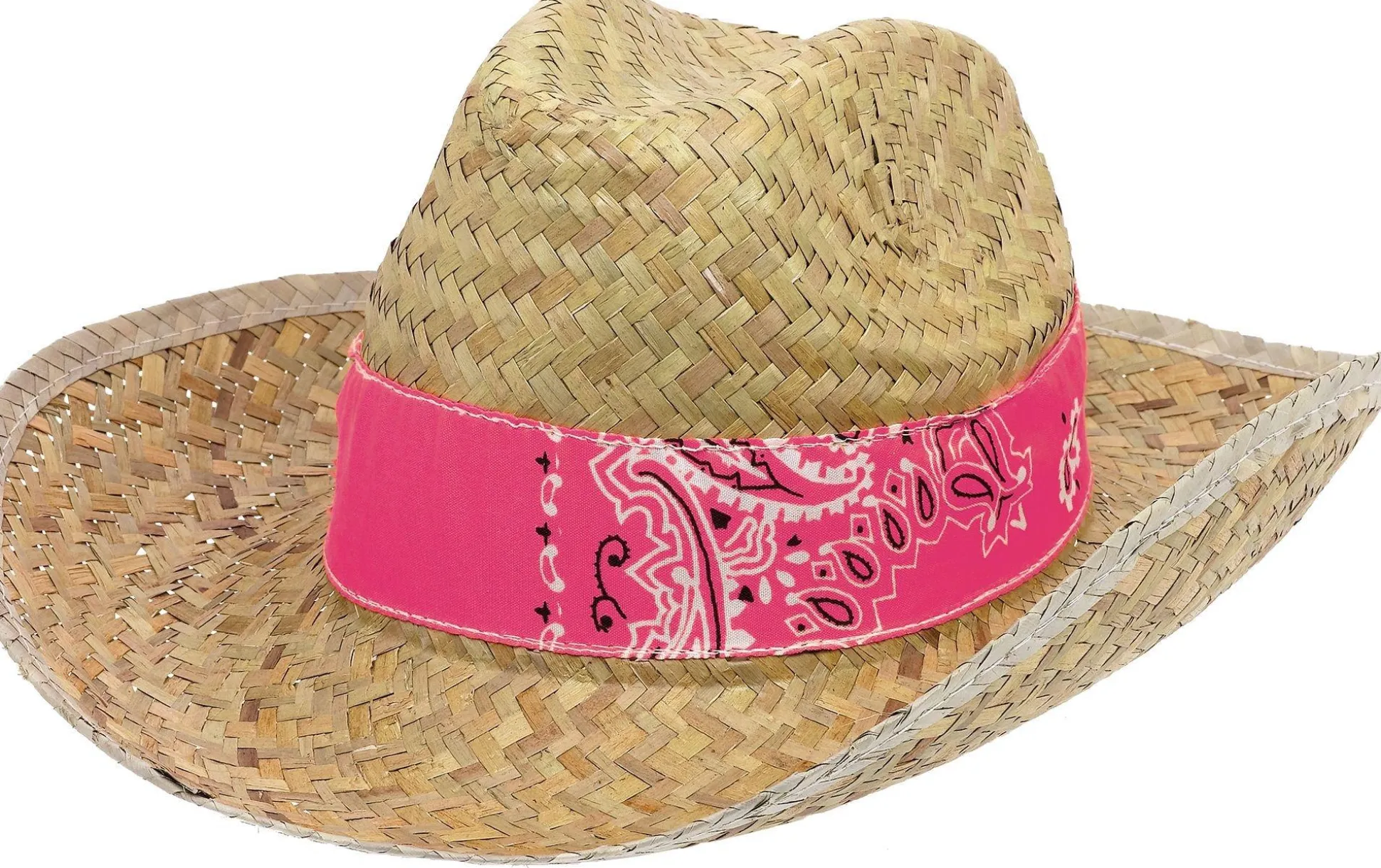 Hot Paisley Straw Cowboy Hat Hats