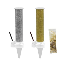 New Party Popper Cake Toppers, 7.12In, 2Ct Baking Supplies