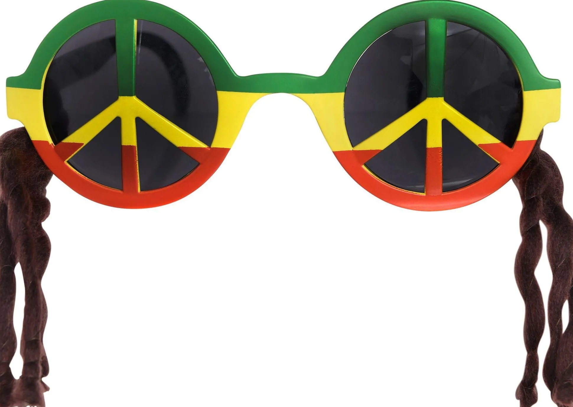 Best Sale Peace Sign Rasta Sunglasses Glasses
