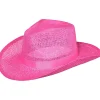 Party City Pink Burlap Cowboy Hat| Cowboy