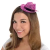 New Pink Glitter Mini Cowboy Hat Cowboy