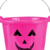 Party City Pink Jack-O'-Lantern Treat Bucket| Trick-Or-Treat Bags & Buckets