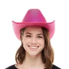 New Pink Light-Up Cowboy Hat Cowboy