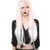 Cheap Pink To White Ombre Wig Wigs