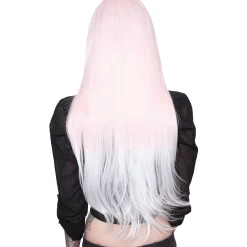 Cheap Pink To White Ombre Wig Wigs