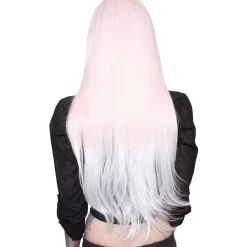 Cheap Pink To White Ombre Wig Wigs