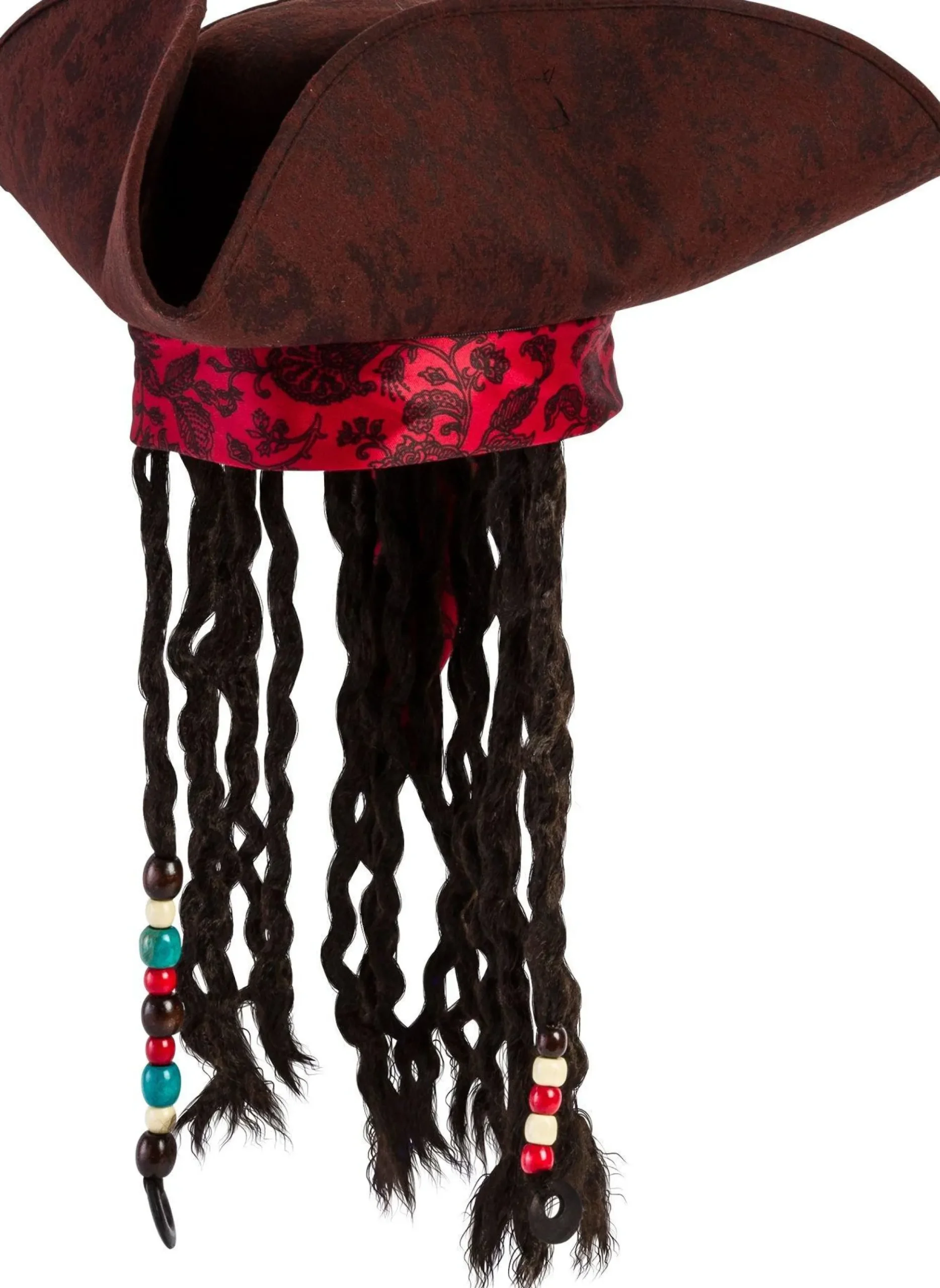 Hot Pirates Of The Caribbean Hat With Braids Wigs
