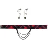 Cheap Plaid Punk Jewelry Set, 3Pc Jewelry