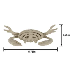 Party City Plastic Crab Skeleton, 3.5In X 5.75In| Skeletons