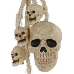 Party City Plastic Hanging Skulls, 19In| Hanging Decorations