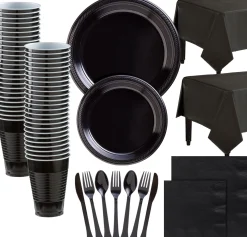 Party City Plastic Tableware Kit For 100 Guests| The Nightmare Before Christmas