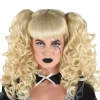 New Platinum Blond Creepy Doll Wig Wigs
