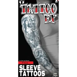 Party City Playa Temporary Tattoos, 10Pc| Makeup