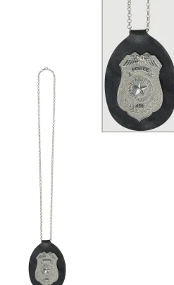 Online Police Badge Necklace Jewelry