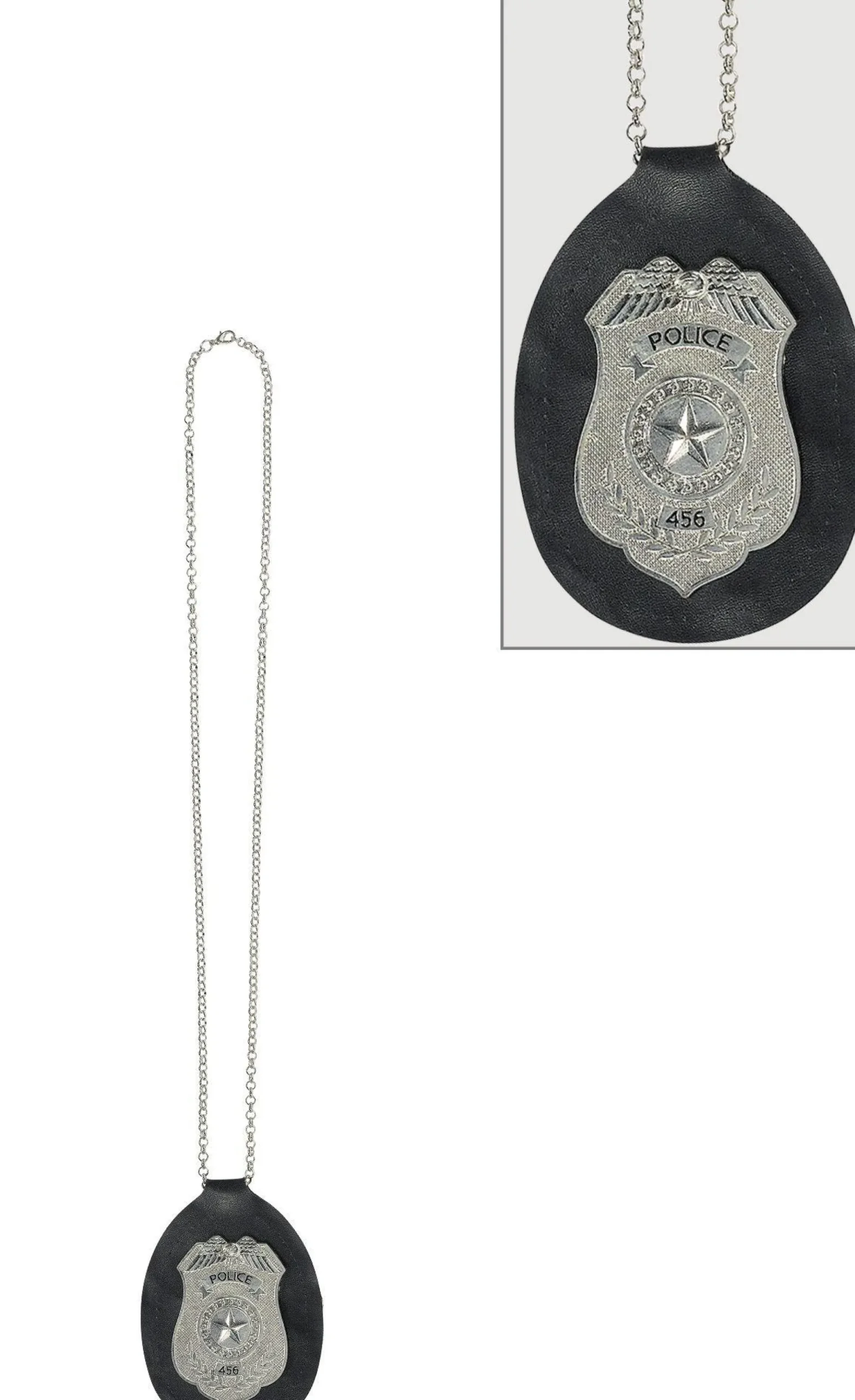 Online Police Badge Necklace Jewelry