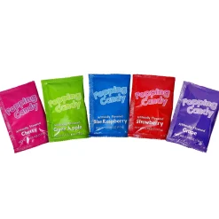 Outlet Pop Crystals Popping Candy Pouches, 22Pc Bulk Candy