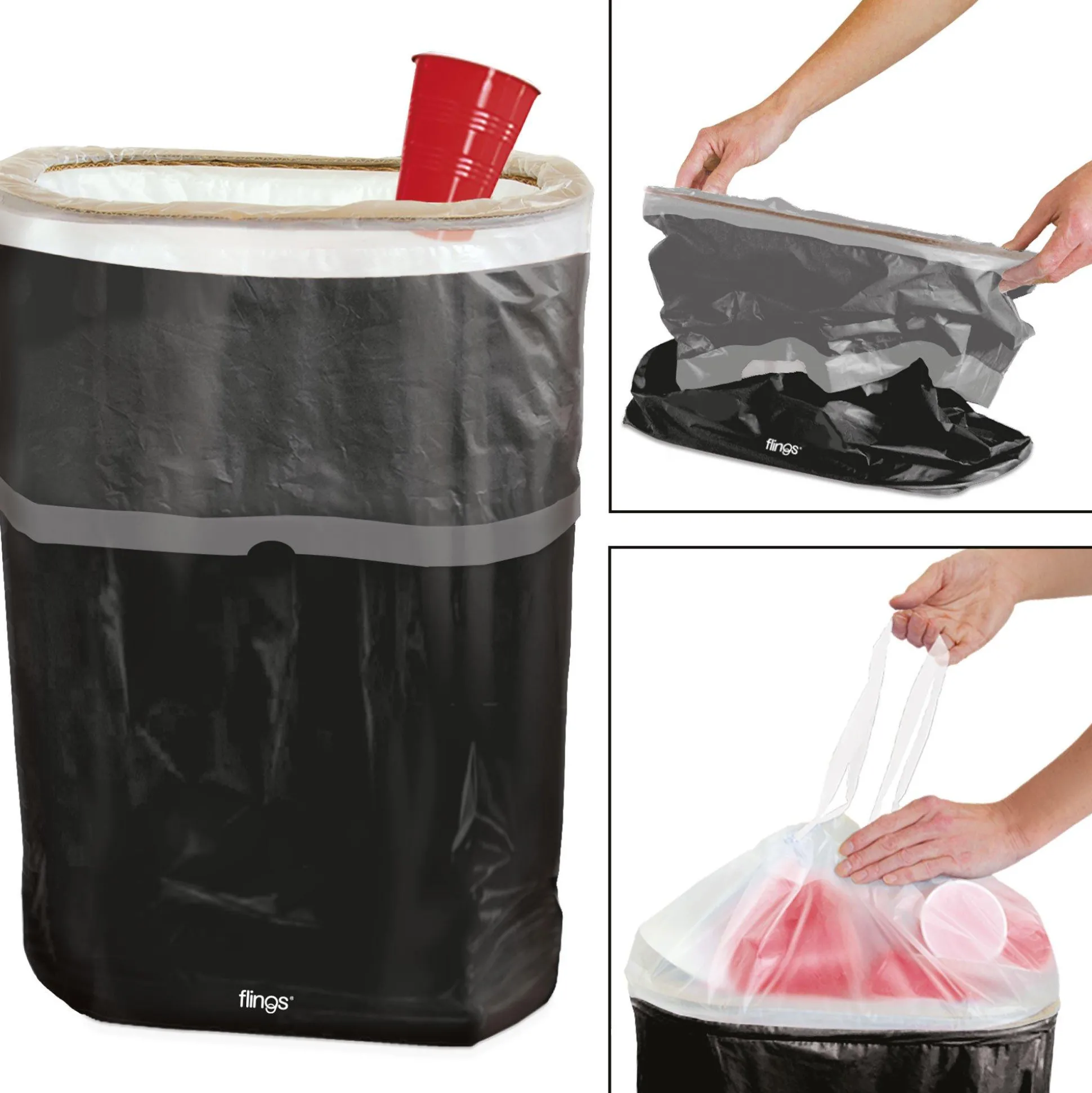 Party City Pop-Up Trash Bin| Boneyard Glam