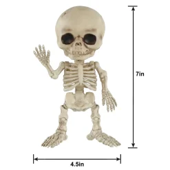 Party City Poseable Plastic Alien Skeleton, 4.25In X 7In| Skeletons