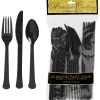 Party City Premium Plastic Cutlery Set 24Ct| The Nightmare Before Christmas
