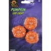 Party City Pumpkin Led Plastic Tealights, 3Ct| Pumpkin Carving Kits