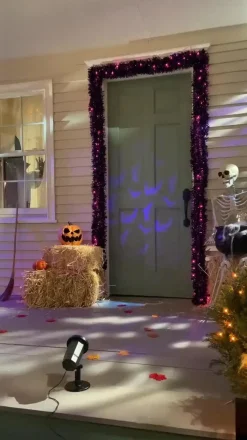 Party City Purple Bat Projector| Strobe Lights & Black Lights