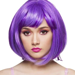 Fashion Purple Candy Girl Bob Wig Wigs