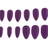 Best Sale Purple Velvet Nails, 12Ct Makeup