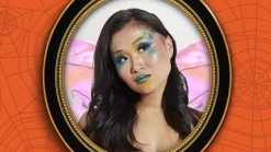 Fashion Rainbow Rhinestone Eyelashes Makeup