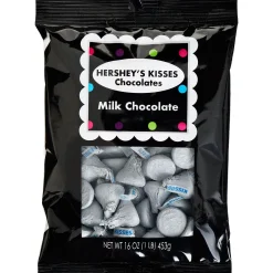 Clearance Red & White Team Colors Hershey's Kisses, 32Oz - Milk Chocolate Candy Buffet By Color