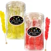 Clearance Red & Yellow Team Colors Rock Candy Sticks, 36Ct - Cherry & Lemon Candy Buffet By Color