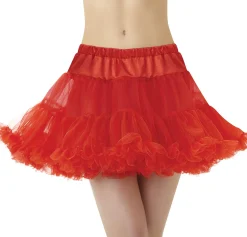 Outlet Red Full Petticoat Plus Size Tutus, Skirts