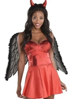 New Red Sleek Corset For Adults With Removable Straps Corsets