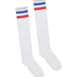 Store Red, White & Blue Stripe Athletic Knee-High Socks Tights