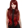 Cheap Red Wine Ombre Wig Wigs