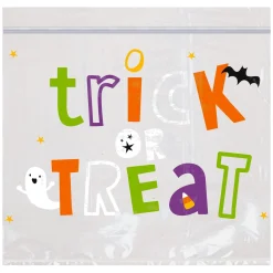 Party City Resealable Halloween Friends Treat Bags, 30Ct| Favors & Favor Bags