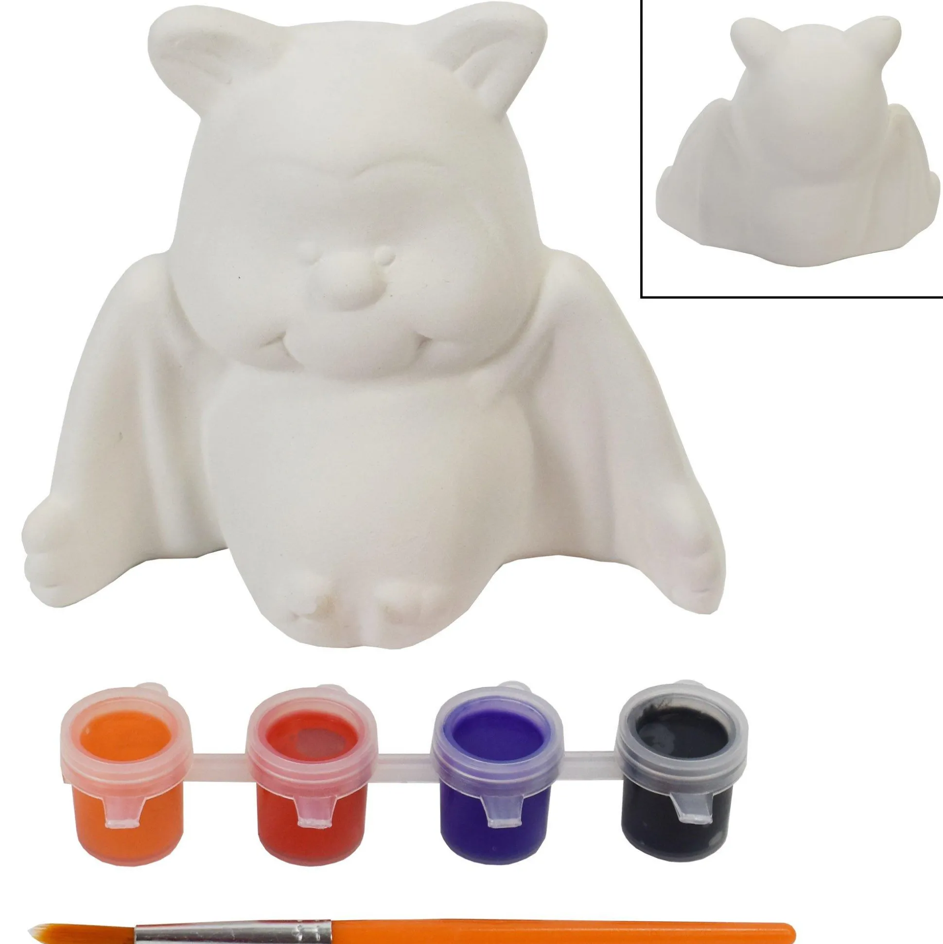 Party City Resin Bat Paint Kit, 4.7In X 3.9In| Favors & Favor Bags