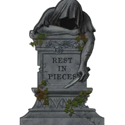 Party City Rest In Pieces Tombstone, 14.25In X 22In| Tombstones & Fencing