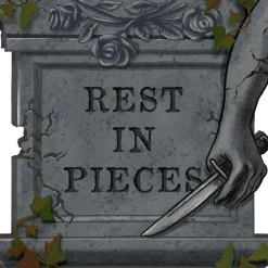 Party City Rest In Pieces Tombstone, 14.25In X 22In| Tombstones & Fencing