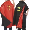 Clearance Reversible Batman & Superman Cape Capes, Robes